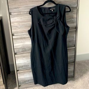 ⭐️Banana Republic⭐️ black bow-neck sheath dress 14
